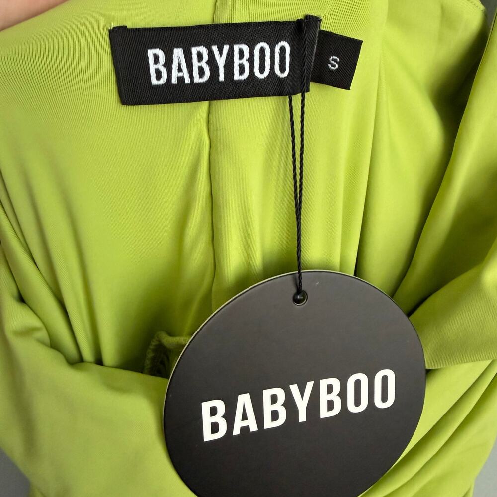 NEW Babyboo Melania Maxi Dress in Olive Green Size Small - Picture 5 of 10